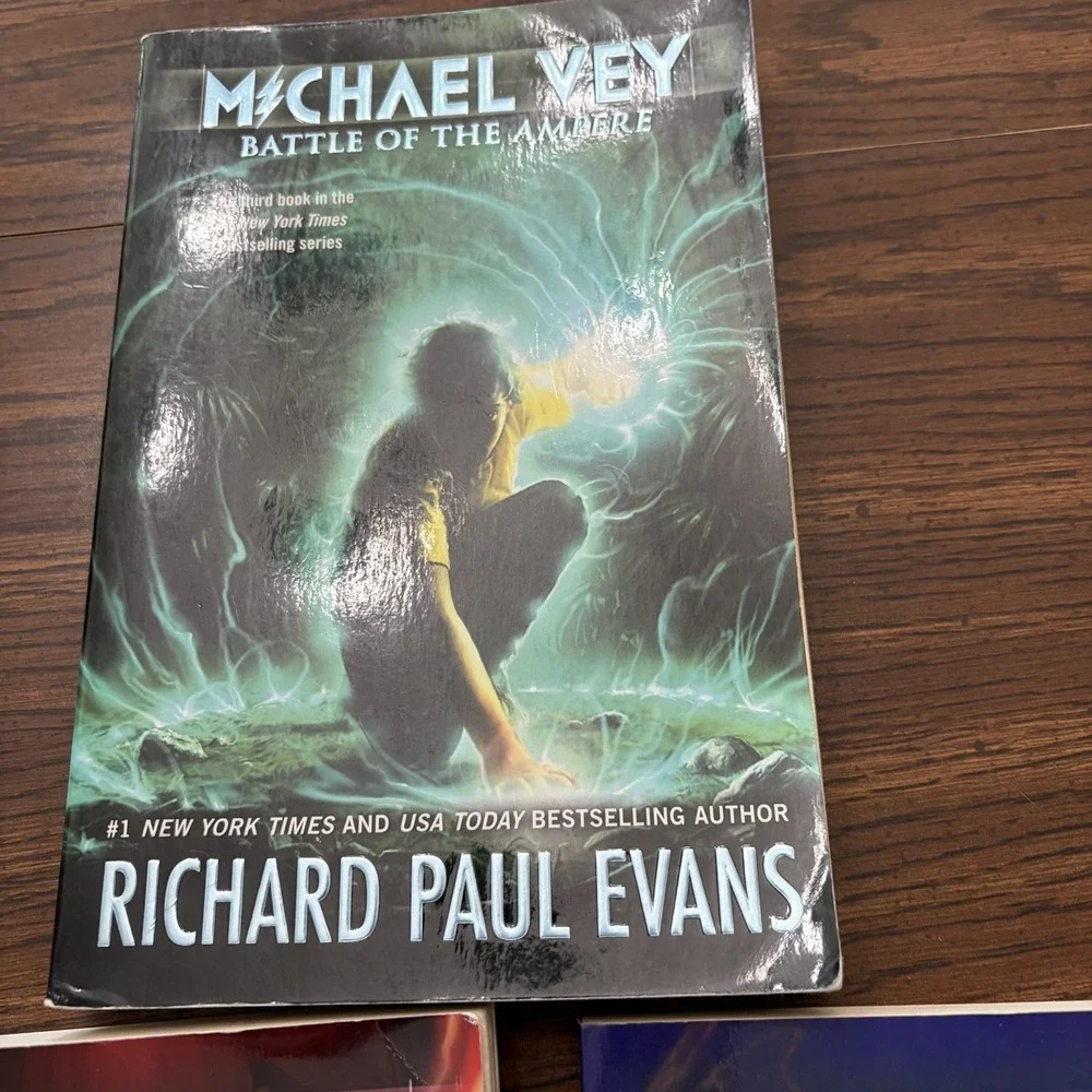 Michael Vey Books Lot Of 3 Richard Paul Evans Books 3-5